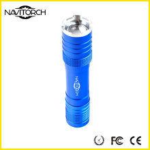 Alumínio Zoomable recarregável CREE LED lanterna (NK-1862)
